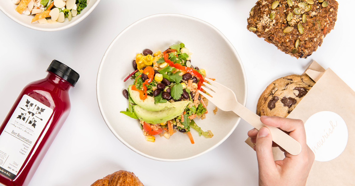 Nourish by The Dirty Apron provides YVR travellers with additional fresh grabandgo options at