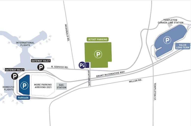 Five Ways to Park at YVR YVR