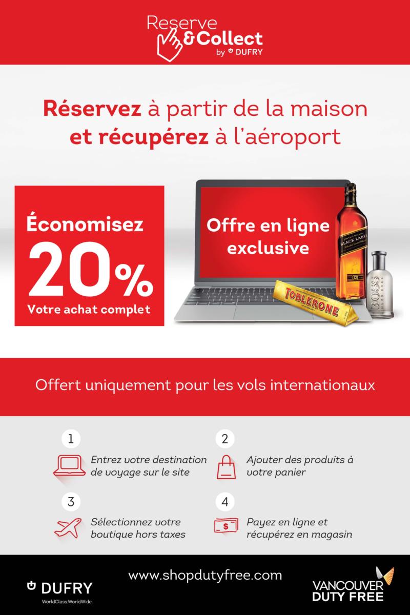 Duty Free Reserve and collect