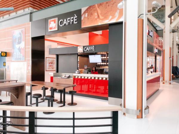 A photo of the illy caffe storefront