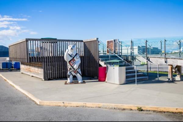 Entrance to the South Terminal Viewing Platform