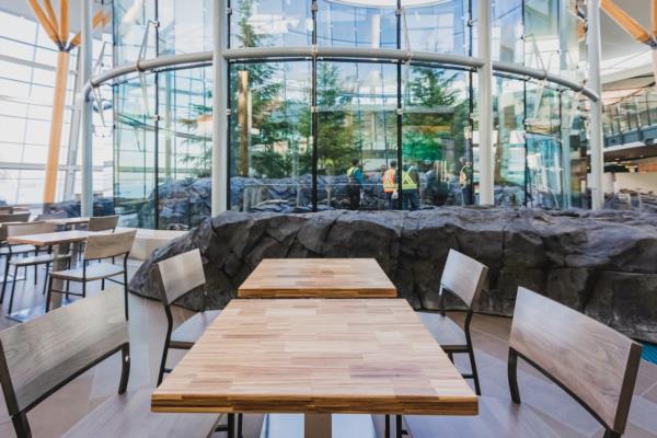 ChopValue tables in YVR's new Pier D expansion 