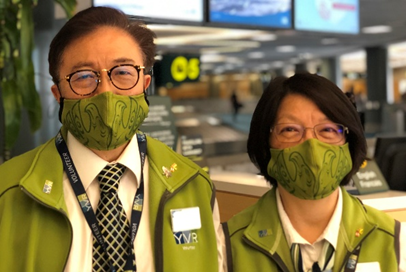 YVR Green Coat Volunteers 