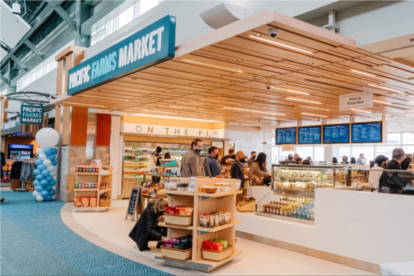 Storefront of Pacific Farms Market 