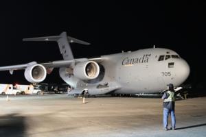 Un C-17 Globemaster de l'Aviation royale canadienne