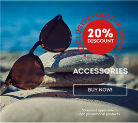 Exclusive Online Offer - 20% Discount Off Accessories