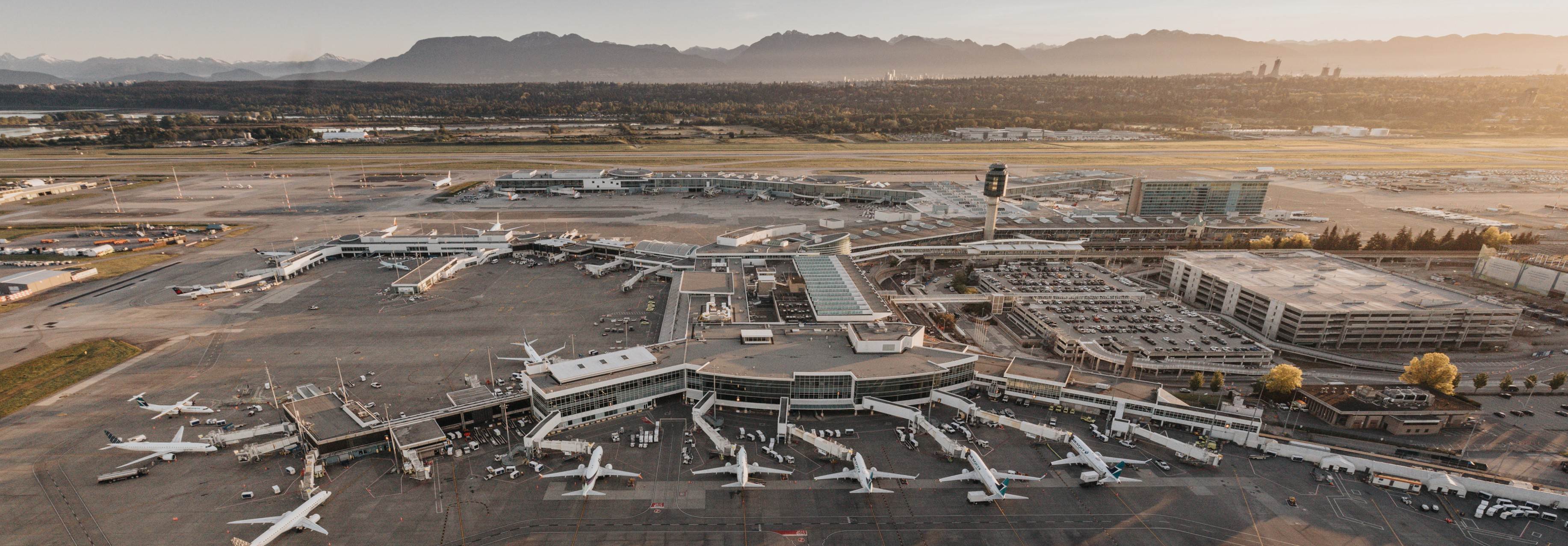 vue du paysage de YVR