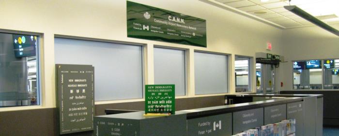 Picture of Community Airport Newcomers Network kiosk